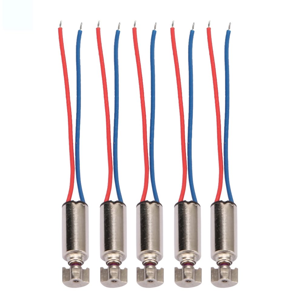 5pcs 3V Vibration Motor Low Noise for DIY Kits Micro Coreless Vibrating Motors for Science Experiments