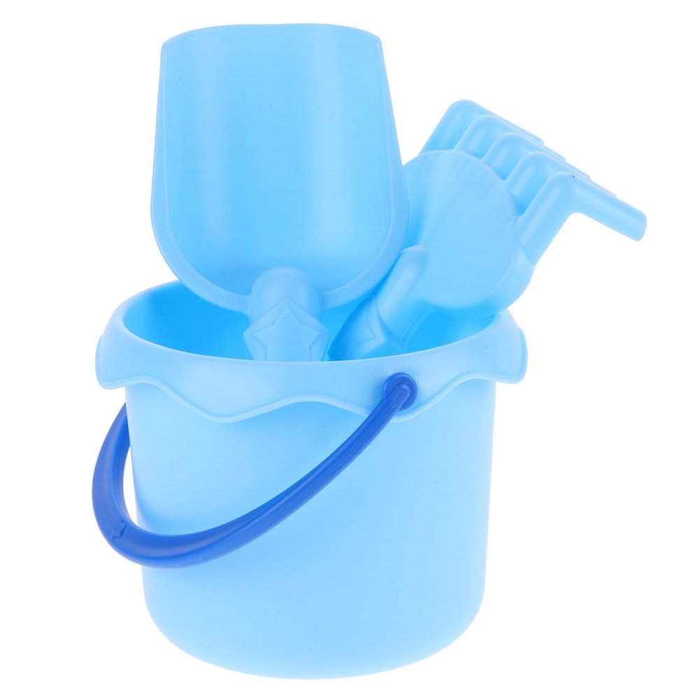 Veemoon 1set Boy Girl's Gardening Tools Set Mini Soil Shovels and Buckets for Boys and Girls Safe Gardening Kit for Beach Garden and