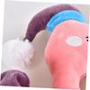 ibasenice 1pc Adorable Flamingo Plush Toy Fun Pet Decompression Biting Resistance Toy for Puppies Interactive Chew Sounding for Teething and Playtime Activities view 3