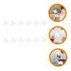 LALADEFIEE 12pcs Pinwheel Toys Unfinished Windmills for Boy Girl Fun Handheld Garden Decorations Easy to Assemble Creative Art Windmills for and Crafts view 2
