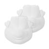 Totority 2pcs Frog Blank Masks for Boys and Girls Painting Creative Costume Masks Lightweight for Parties Art Classes and Craft for Birthday and Holiday Celebrations view 1