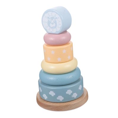 Abaodam 1set Creative Stackable Ring Toy for Color and Recognition Educational Plaything for Years Old Safe and Fun Parent Activity
