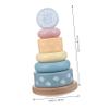 Abaodam 1set Creative Stackable Ring Toy for Color and Recognition Educational Plaything for Years Old Safe and Fun Parent Activity view 2
