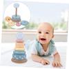Abaodam 1set Creative Stackable Ring Toy for Color and Recognition Educational Plaything for Years Old Safe and Fun Parent Activity view 4