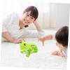 ORFOFE Boys and Girls Educational Toys Jumping Frogs Led Lights Music Stuffed Electrical Frogs for Year Old Boys Christmas view 4