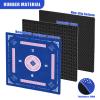 31.5 Inch Mahjong Mat for Table, 3MM Non-Slip & Noise Reduction Gaming Mat with Drawstring Bag, Perfect for Poker, Board Games, Card Games, Tile Games, and Dominoes (Bule) view 3