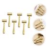 Gatuida 6pcs Wooden Judge Gavel Toys Educational Hammer Playthings for Boys and Girls for Role Play Auction Events and Judge Costumes Design view 2