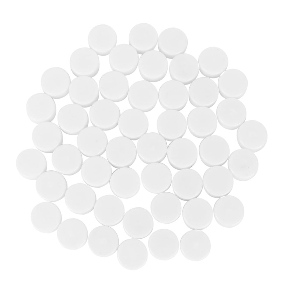 HEMOTON 50pcs Rattle Inserts for Toys Plastic Noise Maker Accessories for Strollers Cribs and Carriers Enhancing Tactile Development and Eye Coordination