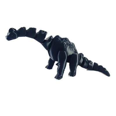 3D Printed Articulating Brachiosaurus (Black)