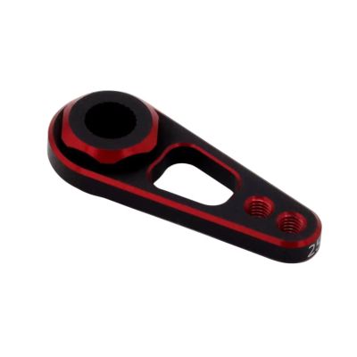 RC Upgrade Parts for SPT for HSP for Wltoys for Axial for SCX10 1/10 RC Car Boat Parts 25T Metal Double Hole 25T Servo Arm Horn RC Car Accessories(Red)