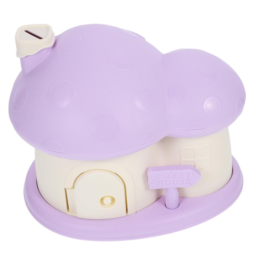 Abaodam Cottage Style Mushroom Piggy Bank Coin Jar for Girls Money Box Counter