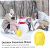 Abaodam 2pcs Boys and Girls Maker Clip Toy for Snow Play Snowman Maker Tool Safe for Family Activities view 2
