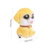 Abaodam Adorable Dog Piggy Bank Cute Vinyl Coin Holder for Boy Girl Decorative Money Saving Pot Boys and Girls Fun Desktop Statue for Rooms view 2