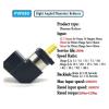 90 Degree Right Angle Planetary Reducer Gear 10 Arcmin Ratio 3:1~100:1 for Nema23/Nema34 60/80/90/110/130mm Servo Motor Gearbox(PVF060-11mm Input,Ratio 15 to 1) view 4