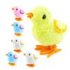 Hemoton 6Pcs Wind Up Plush Chicken Jumping for Double Layer Wings Random Cartoon Wind Up for Playtime and Parties view 1