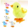 Hemoton 6Pcs Wind Up Plush Chicken Jumping for Double Layer Wings Random Cartoon Wind Up for Playtime and Parties view 4