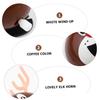 Hemoton 4Pcs Christmas Wind Up Round Shaped Deer for Fun Clockwork for Christmas Stocking Stuffers and Party Favors view 4