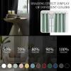 100% Blackout Curtains,Solid Thermal Insulated Grommet Blackout Curtains Drapes for Bedroom Window,Thermal Insulated Room Darkening for Living Room (Green, 63in*52in) view 4