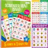 Road Trip Game Pad, 5 Games in 1 (Farm Animals, Car Colors, Buildings, Traffic Signs, Vehicles Scavenger Hunt Bingo), Pen Pencil Paper Game, Plane Trip/ Car Travel/Getaway Activity Pad for Kid, Adult view 1