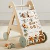 Asweets Wooden Baby Walker, Baby Push Walker, Montessori Walker Toy for Boys and Girls, Step Right Up Activity Walker, Push Toys for Kids Development view 1