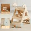 Asweets Wooden Baby Walker, Baby Push Walker, Montessori Walker Toy for Boys and Girls, Step Right Up Activity Walker, Push Toys for Kids Development view 3