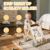 Asweets Wooden Baby Walker, Baby Push Walker, Montessori Walker Toy for Boys and Girls, Step Right Up Activity Walker, Push Toys for Kids Development view 4