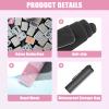 31.5 Inch Mahjong Mat for Table, 3MM Non-Slip & Noise Reduction Gaming Mat with Drawstring Bag, Perfect for Poker, Board Games, Card Games, Tile Games, and Dominoes (Pink) view 2