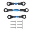 3Pcs Metal Steering Rod Link Rod Tie Rod for Tamiya TT-01 TT01 1/10 RC Car Upgrade Parts Accessories,Black(Blue) view 1