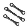 3Pcs Metal Steering Rod Link Rod Tie Rod for Tamiya TT-01 TT01 1/10 RC Car Upgrade Parts Accessories,Black(Blue) view 3