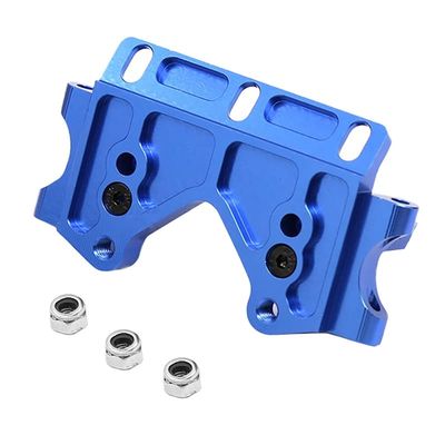 Metal Front Bulkhead Upgrade Parts for 1/10 Traxxas Slash 2WD Rustler VXL Stampede Bandit Replace 2530 2530A,A(Blue)