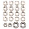 20Pcs Steel Ball Bearing Set for Axial SCX24 90081 AXI00001 AXI00002 1/24 RC Crawler Car Spare Parts view 2