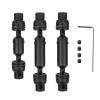 3Pcs Metal Drive Shaft CVD for WPL B16 B36 Q60 Q63 Q64 MN77 FY004 6WD 1/16 RC Car Upgrade Parts view 1
