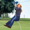 Zipline for Kids and Adult, Cable Tensioning Kit, 80FT Kids Zip Line Kit with Safety Spring Brake System for Kids and Teens view 2