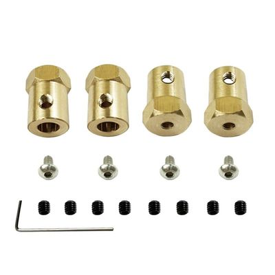 4Pcs Metal 5mm to 12mm Wheel Hex Hub Adapter Combiner for MN128 MN86 MN86S 1/12 RC Car Upgrade Parts