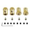 4Pcs Metal 5mm to 12mm Wheel Hex Hub Adapter Combiner for MN128 MN86 MN86S 1/12 RC Car Upgrade Parts view 1