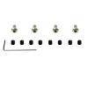 4Pcs Metal 5mm to 12mm Wheel Hex Hub Adapter Combiner for MN128 MN86 MN86S 1/12 RC Car Upgrade Parts view 3