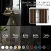 100% Blackout Curtains,Solid Thermal Insulated Grommet Blackout Curtains Drapes for Bedroom Window,Thermal Insulated Room Darkening for Living Room (Coffee, 79in*55in) view 4