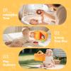 Hahaland Baby Toys 6-12 Months  Picnic Basket Sensory Toy with Crinkle, Rattles, Teether & Mirror, Montessori Play Food Plush for Early Development, Christmas Gifts for 1+ Years Boys & Girls view 3