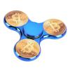 ABS Electroplating Fingertip Gyro, Rotating Sensory Fidget Toy, Great Party Favors for Adults, Birthday, Classroom Prizes (Blue) view 1