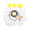 82Pcs Gears For Remote Car Motor Toy Model Helicopter Remote Toy Replacement Accessories Module For Students view 1