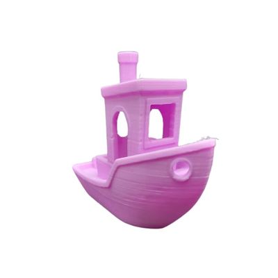 3D Printed Boat Miniature | Benchy | Benchy Boat | Miniature Kids Toy Ship | Tug Boat | Boat Desk Toy | 3D Benchy (Pink, Small)