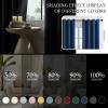 100% Blackout Curtains,Solid Thermal Insulated Grommet Blackout Curtains Drapes for Bedroom Window,Thermal Insulated Room Darkening for Living Room (Navy Blue, 63in*42in) view 4