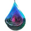 15" Hanging Water Droplets Wind Spinner for Yard Garden Decorations Outdoor, 3D Stainless Steel Metal Sculptures Decorations view 1