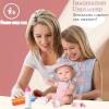 Baby Doll Bottles Accessories Set for Toddlers, 2 Milk Bottle 2 Juice Bottles and 2 Toy Pacifier (Red) view 3