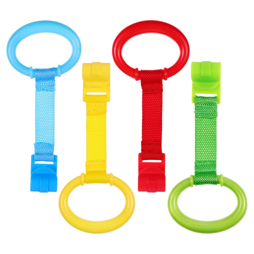 BESPORTBLE 4pcs Standing Pull Ergonomic Lightweight Boy Girl Walking Assistants for Nursery Cot Vibrant Colors for Easy Attention and Confidence Building