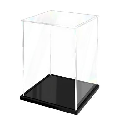 12x14x24in(LxWxH) Clear Shoe Storage Boxes with Divider, Acrylic Display case Box with Lids for Sneaker Purses Handbags Books (12x14x24in(LxWxH))