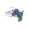 Totority 4pcs Animal Mood Thermochromic Color Changing Finger for Boys and Girls Carnival Costume Accessories Cute Cartoon Designs Dinosaur Elephant Bear view 2