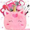 Woumserta Unicorn Pretend Makeup for Toddlers, Fake Makeup Set for Kids, Unicorn Gifts Play Makeup Kit for Little Girls Age 3 4 5 6, Pretend Play Toys for 3 4 5 6 Year Old Girls Birthday Gifts view 1