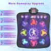 CXWLMAT Kids Dance Mat for Girls & Boys 3 4 5 6 7 8+ Year Old, 9 Game Modes with Adjustable Difficulty & Volume, Safe Portable Dance Music Mat with 8 Buttons for Indoor & Outdoor Play view 2