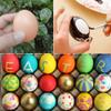 5 Pcs Realistic Brown Chicken Eggs, Fake Plastic Eggs Artificial Chicken Eggs,Painting and Realistic Egg,for Crafts Arts Imitation Dummy Eggs, Fake Eggs view 4
